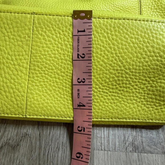 Cole Haan Vibrant Yellow Tote with Tan Accents - Picture 10 of 10